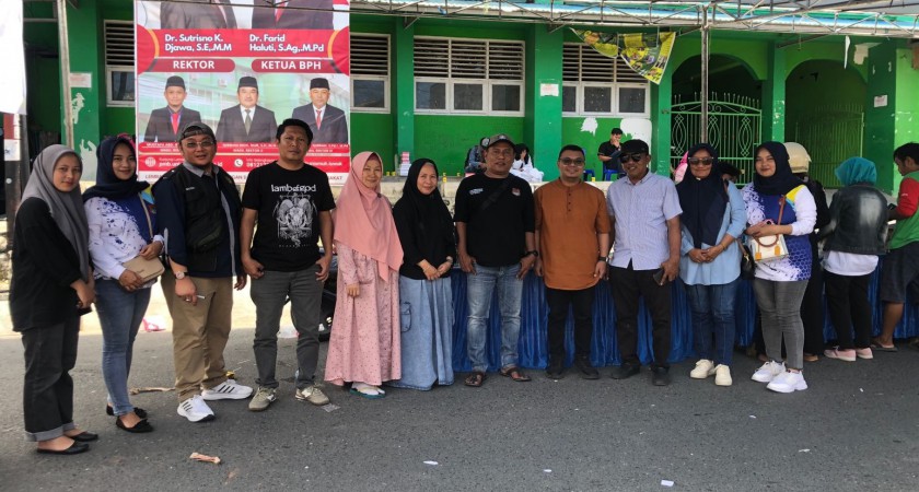 Meriahkan Jalan Santai Jilid II Unismuh, Disdagrin Banggai Gelar Pasar Murah