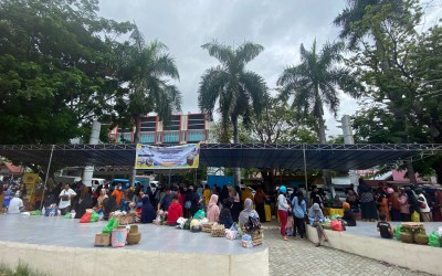 Meriahkan POPDA, Disdagrin Banggai Laksanakan Pasar Murah