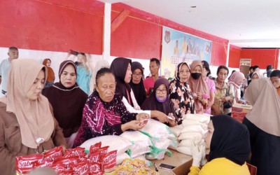 Disdagrin Banggai Kembali Laksanakan Pasar Murah Di Kecamatan Pagimana