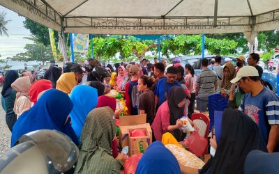 Antisipasi Potensi Lonjakan Inflasi, Disdagrin Banggai Laksanakan Pasar Murah